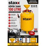 Staxx Power 100 Litre Köpük Tankı Köpük Püskürtme 7 Metre Hortum Metal Tabancalı