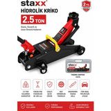 Staxx Power 2.5 Ton Hidrolik Araç Krikosu Tekerlekli Arabalı Kriko Binek ve Hafif Ticari Araçlar Için Çantalı
