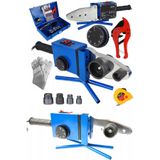 Staxx Power 2000WATT Çift Rezidanslı Hava Soğutmalı Isı Ayarlı Pprc Plastik Boru Kaynak Makinesi + Makas Metre