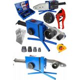 Staxx Power 2000WATT Çift Rezidanslı Hava Soğutmalı Isı Ayarlı PPRC Plastik Boru Kaynak Makinesi Taşınabilir Tasarım