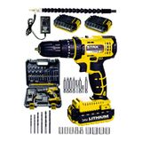 Staxx Power 24 V 5 Ah Darbeli Metal Dişli Şanzuman Çift Akülü Şarjlı Vidalama Matkap Çantalı Set