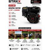 Staxx Power 6.5hp Benzinli Motor 4 Zamanlı 19MM Kamalı Mil Go Kart - Çapa- Jeneratör - Su Pompası Motoru