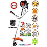 STAXX POWER 6IN1 6 Parça Fonksiyonlu Kömürsüz Seri Benzinli Yan Tip Tırpan Ot Biçme Tırpanı 20HPX Çelik Motor