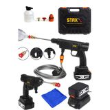 Staxx Power 70 Bar 2000W Akülü 48V Kömürsüz Motor Yüksek Basınçlı Oto Araba Yıkama Makinesi + Fiber Silme Bezi