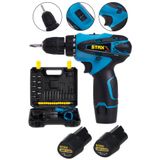 Staxx Power American Type Metal Şanzıman Çift Bataryalı 58 V 8 Ah 24 Parça Şarjlı Matkap