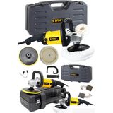 Staxx Power Bakır Sargı 1400W 180MM Devir Ayarlı Pasta Cila Polisaj Zımpara Polisaj Makinası Çantalı Set + Fırça