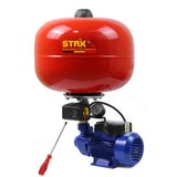 Staxx Power Bakır Sargı QPHT60 24LT Tanklı Santrifüj Otomatik Hidrofor 2 Daire Paket Hidrofor Pompa Seti 0.50 Hp