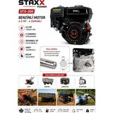 Staxx Power Çok Amaçlı Benzinli Motor 6.5 Hp 4 Zamanlı Çapa Su Motoru Jeneratör Go Kart Için 19MM Kamalı Seri