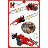 Staxx Power Eco RED400 Serisi 4000W Elektrikli Testere Hızar Ağaç Odun Kesme Motoru Ev Tipi 40CM 16IN Palalı - kırmızı