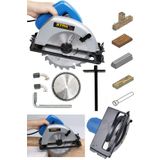 Staxx Power Metal Çift Dişli Sistem Bakır Motor Ahşap Sunta Kesme Daire Testere Makinesi 1600 Watt 185Mm