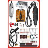 Staxx Power Muhteşem İkili 12V Gravur + Devir Ayarlı 500W Gravür Seti Bol Aksesuarları Hobi Oyma Taşlama Set