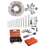 Staxx Power Profesyonel Cr-V 1/4 Cırcırlı 53 Parça Tam Set Lokma Takımı + 12 Parça Kombine Anahtar Usta Seti