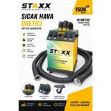 Staxx Power Profesyonel Sıcak Hava Üretici 4X1500W Ahşapot Kurutma Makinesi Oto Koltuk Kurutma Makinesi 6000W
