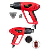 Staxx Power Red 5000 W Çift Kademeli Sıcak Hava Isı Tabancası Çift Kademeli Termik Koruma Bakır Rezistant 1100 C