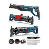 Staxx Power ST1845 4500W Devir Ayarlı 180° Döner Başlıklı Tilki Kuyruğu Ahşap Metal Kemik Et Kesme + 7 Bıçak
