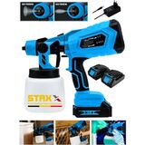 Staxx Power STX9900 Yüksek Basınçlı Boya Ilaç Dezenfektan Püskürtme Makinesi Şarjlı Akülü Sprey Boya Tabancası - 1 mm