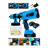 Staxx Power STX9900 Yüksek Basınçlı Boya Ilaç Dezenfektan Püskürtme Makinesi Şarjlı Akülü Sprey Boya Tabancası