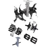 Staxx Power Super Seri 2'li Muhteşeme Çapalama ve Toprak Eşeleme Tek Gövde 26-28MM 9diş Uygun Tırpan Başlığı Set