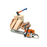Staxx Power TT-58 4.3 HP 58 cm Benzinli Ağaç Odun Kesme Makinesi + Fiber Saplı Balta