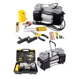 Staxx Power Yüksek Performanslı Çelik Gövdeli Çift Piston 12 V 150 Psı Dk 85LT Araba Lastik Bot Şişirme Makines