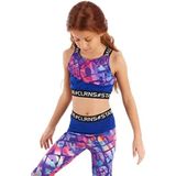 Stay Active Kız Çocuk Crop Spor Atlet - Mavi - 12 Yaş