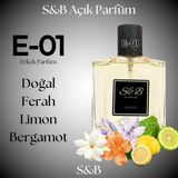 Stay Bless E-01 (Muadil: Gio Arman - Aqua D Geo) Erkek Parfüm 100 ml