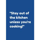 "Stay out of the kitchen unless you’re cooking!": Lined Pickleball Notebook | 7X10 inches,100 pages | Gift for Family, Friends, Sore losers, Teammates and fellow fans