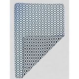 Stay With Love Dokuma Kilim Saçaksız Çift Taraflı Makinede Yıkanabilir Modern Dokuma Kilim ,halı - Siyah - Beyaz - 80 x 150 cm