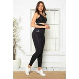 Stayfit Kadın Siyah Inceltici Korse Tayt - XL - Antrasit - Siyah