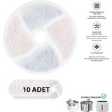 STAYPURE Aktif Karbon Yedek Filtre 10 Adet (KPF-10550 Su Pınarı Uyumlu)