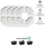 STAYPURE Su Pınarı Aktif Karbon Yedek Filtre 4 Adet (KPF-10555 UYUMLU)