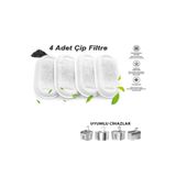 STAYPURE Su Pınarı Aktif Karbon Yedek Filtre 4 Adet SÜNGERSİZ