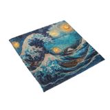 STAYTOP Koltuk Minderi, Art Van Gogh Yağlıboya Tablo Kaymaz Kılıflı Ofis Koltuğu Minderi, Sırt Ağrısını Giderme, Dış Mekan ve İç Mekan Koltuk Kılıfı, Ofis Koltuklarında, Arabalarda, Tekerlekli