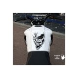 STCKRCO Oni Motosiklet Sticker - Vahşi Oni Çıkartması - Şeytan Sticker - Depo Üstü Sticker - Premium Japon Çıkartma