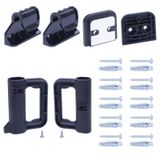 Stcockis Geri Çekilebilir Bebek Kapısı Yedek Parçalar Mesh Kapısı Geri Çekilebilir Köpek Kapısı Tam Set Duvara Montaj Kitleri Braketler, Kancalar, Mandallar, Geri Çekilebilir Kapı Merdiven Kapısı için