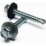 Std 5,5X25MM Trapez Çatı Vidası (25'li Paket) + M8 Vida Sıkma Ucu (1 Adet)