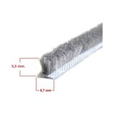 Std Sürme ve Cam Balkon Kıl Fitil ( Taban 6,7 x Yükseklik 5,5 mm ) 20 Metre