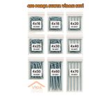 Std VİDA HANE AĞAÇ VE SUNTA VİDASI SETİ 450 PARÇA / 9 ÇEŞİT VİDA - (4X16 - 4X70MM)