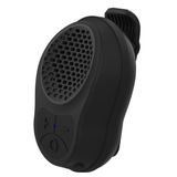STDFORU Bluetooth Hoparlör Boyun Hoparlöründe Giyilebilir Hoparlör Klipsi Bluetooth Kablosuz Mini Hoparlör Taşınabilir Hoparlör Koşu Hoparlörü Şantiye Hoparlörü (Siyah+Siyah)