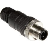 STE-1204-G M12 4 Pin Erkek Düz Soket - STE-1204-G M12 4 PİN ERKEK DÜZ SOKET