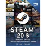 Steam Cüzdan Kodu 20 USD Dijital Hediye Kartı Anında Teslimat Esnek Harcama Seçenekleriyle
