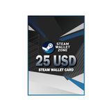 Steam Wallet Card 25 Usd Şeffaf