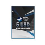 Steam Wallet Card 5 Usd Şeffaf