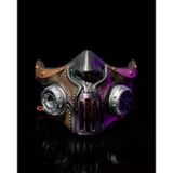 Steampunk Cadılar Bayramı Yüz Maskesi