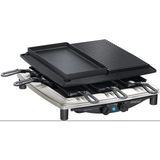 Steba Rc 4 Plus Deluxe Raclette/Izgara/Sıcak Taş 1,5 Kw Paslanmaz Çelik/Siyah
