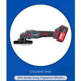 STECH END SX44 2X4 0 AH KÖMÜRSÜZ AKÜLÜ AVUÇ TAŞLAMA