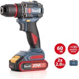 Stechend SX12 20V Akülü Matkap Darbesiz 2 x 2 Amper Akü Ergonomik Tasarım ve Yüksek Tork