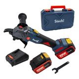 Stechend SX44-2X4.0 Çift Akülü Kömürsüz Avuç Taşlama 125mm 20V 4.0Ah