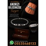Steel Art Kuyumculuk Kişiye Özel Göz Resim Baskılı Paslanmaz Çelik Bileklik Sevgiliye Hediye