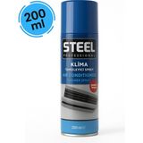 Steel Klima Temizleyici Sprey 200 ml Profesyonel Temizlik İçin Güçlü Formül